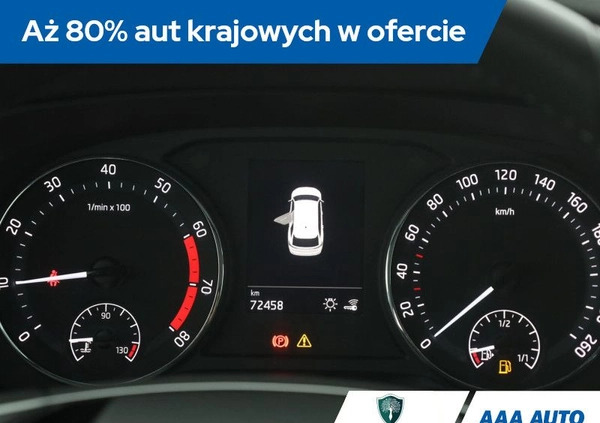 Skoda Octavia cena 77000 przebieg: 72451, rok produkcji 2021 z Czarna Woda małe 232
